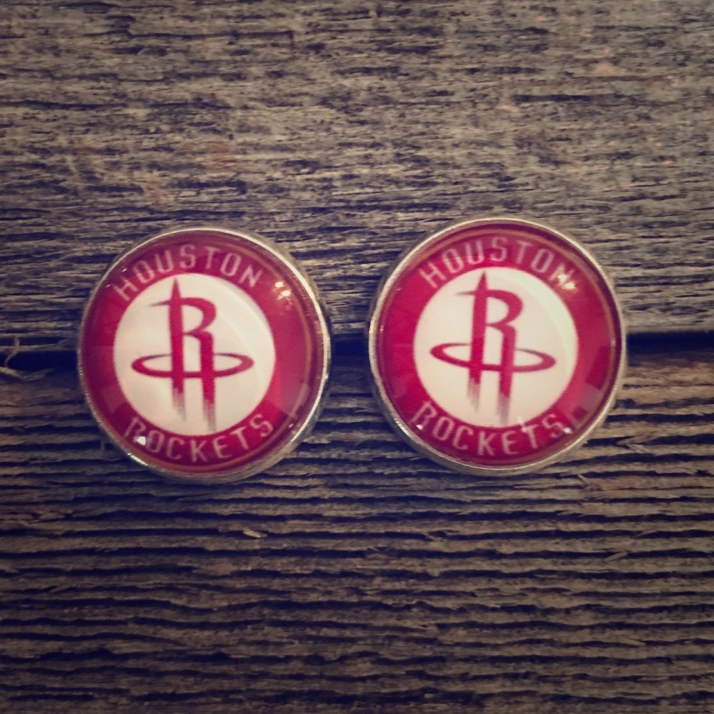 NEW Houston Rockets Stud Earrings